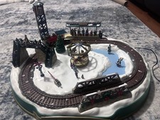 Mr. Christmas Going Home For The Holidays Animated Train Euc 50 Parts