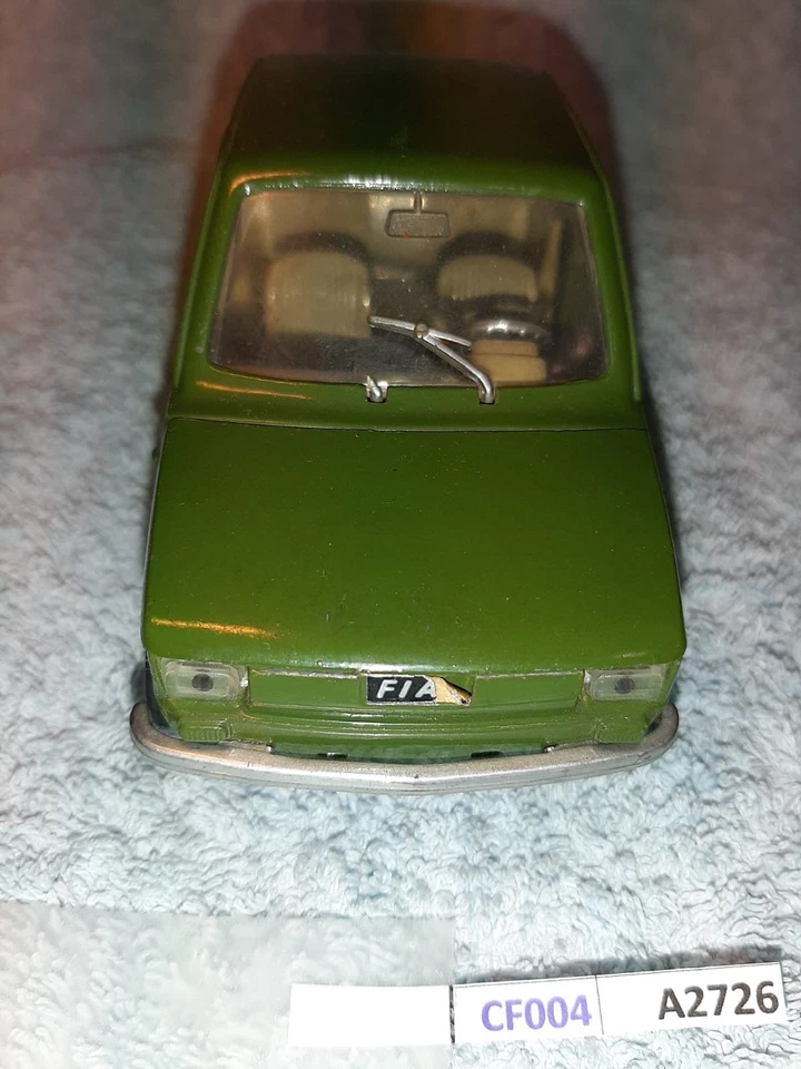 A2726 MODELLISMO AUTOMOBILE FIAT 126 VERDE POLITOYS S17 MANCA UN TERGICRISTALLO - Immagine 2 di 4