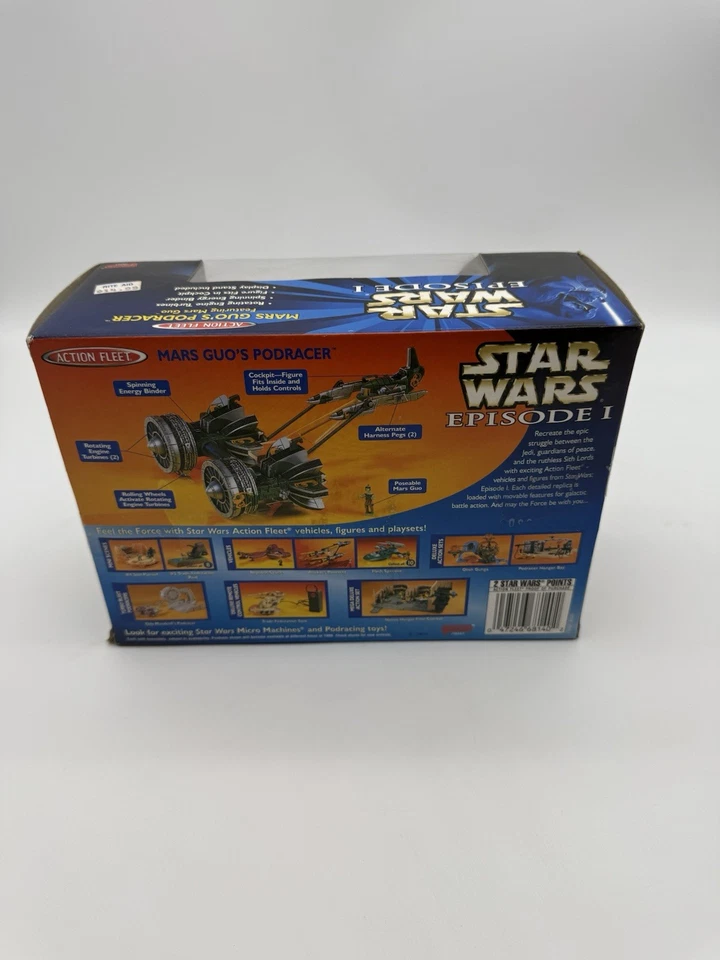 Star Wars Action Fleet MARS GUO'S PODRACER NEW MIB Episode 1 Galoob - Image 4 of 4
