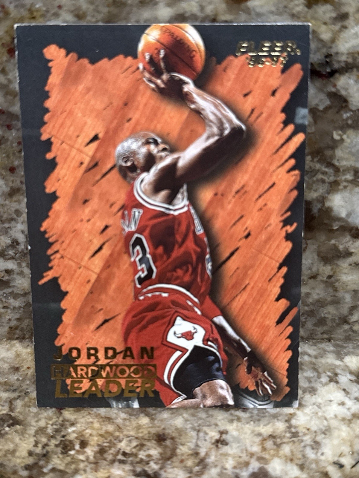 Fleer 1996 Michael Jordan Hardwood Leader Basketball Card #123