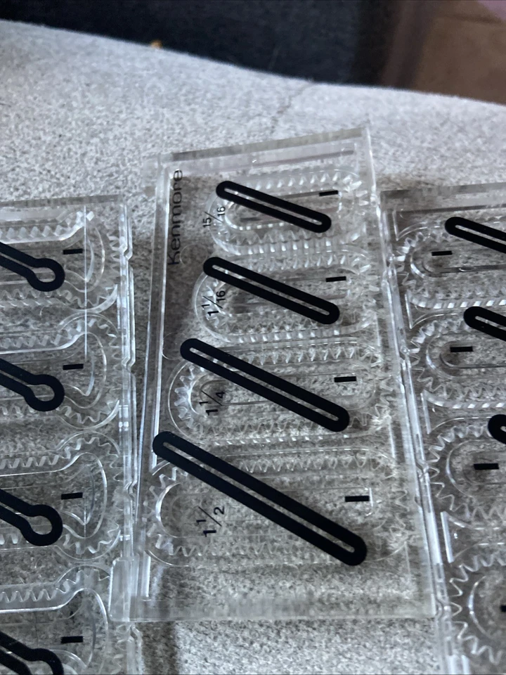 Kenmore Sewing Machine Buttonhole Attachment with Cam Templates - Image 4 of 4