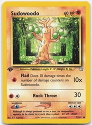 Sudowoodo 77/111 Neo Genesis 1st Edition Common