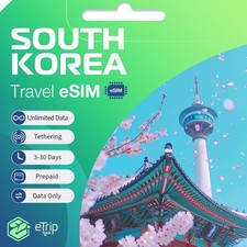 South Korea Travel eSIM | Unlimited Data Only Plan