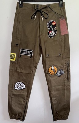 Iro-Ochi Koshiki Field Pants Mens 30 Olive Cargo Jogger Utility Streetwear NWT