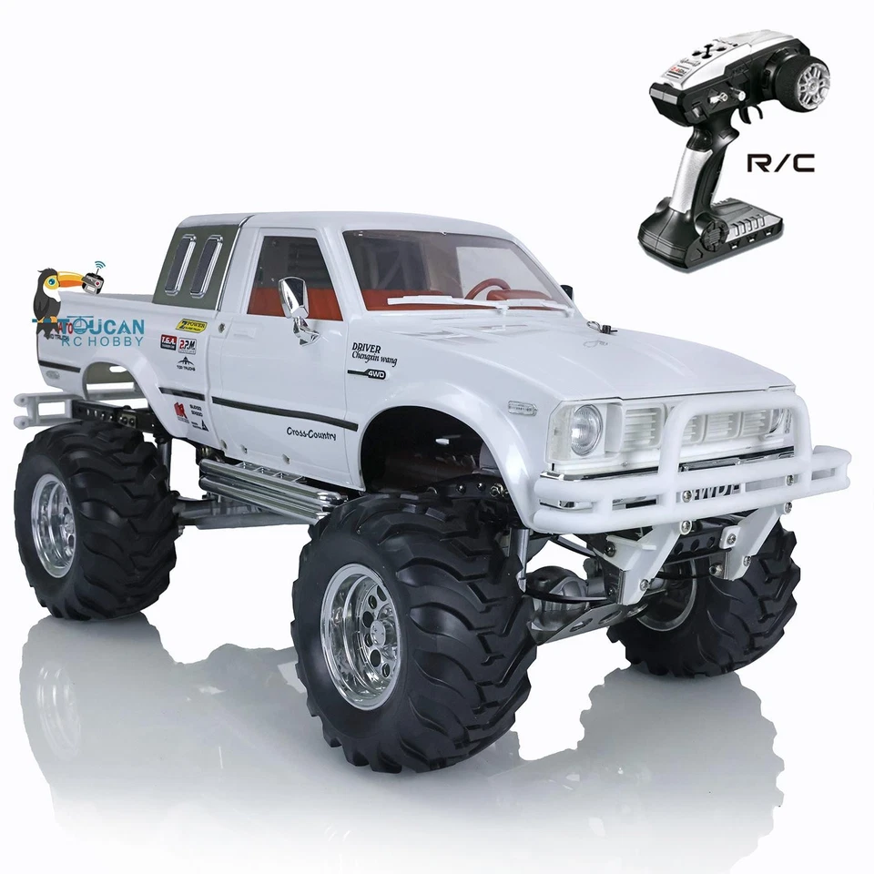 HG 1/10 RC Pickup Model 4*4 Off-Road Car Crawler 2.4G RTR W/Motor Battery - Image 2 of 4