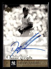2004 Upper Deck Yankees Classics Dwight Gooden Classic Scripts Auto DV2255