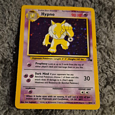 Pokémon TCG Hypno 8/62 Fossil Unlimited Holo Rare Stage 1 90 HP EN on eBay