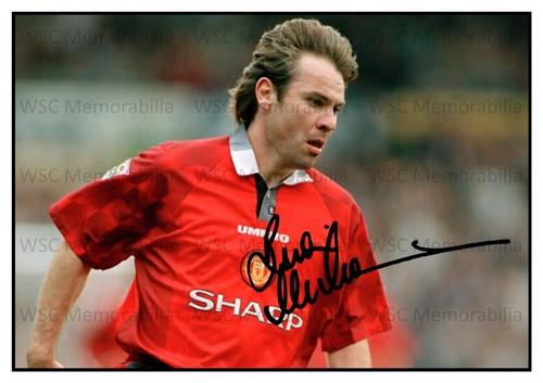 12442. Brian McClair Signed Pictures (A4 Prints) Man Utd Celtic Motherwell etc.