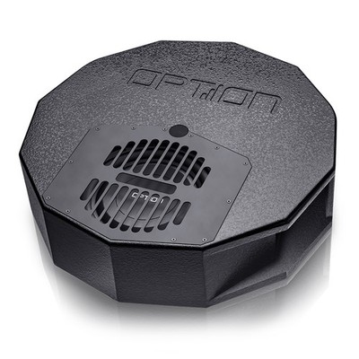 Option Drive10BR-A Aktiv-Subwoofer Reserverad Bassreflex 300W Basskiste Active