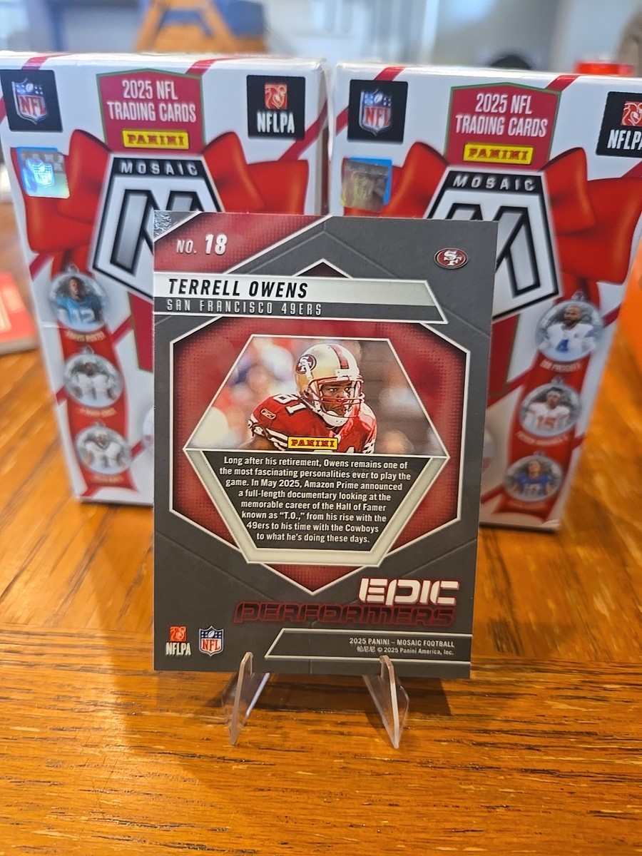 Terrell Owens-2025 Panini Mosaic Epic Performers #18 San Francisco