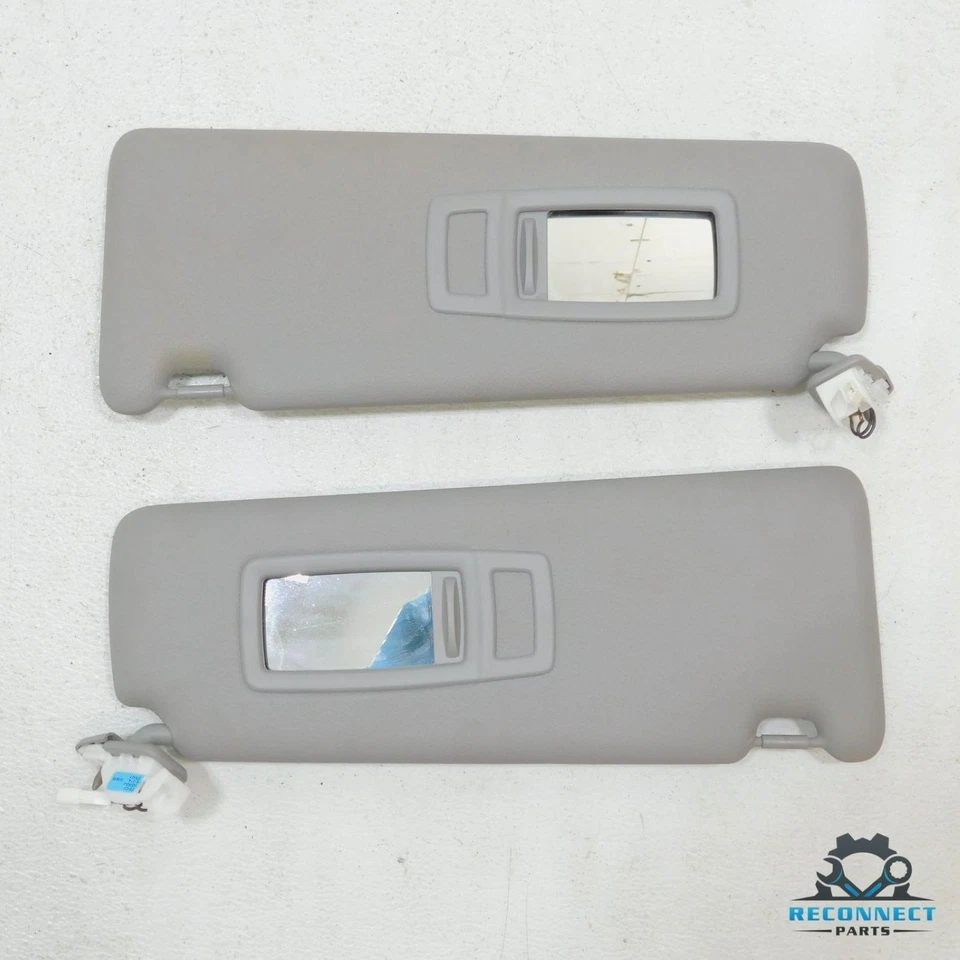 Juego de colgadores de capa parasol superior delantero izquierdo derecho BMW 428i 430i F32 14-20 OEM Foto 3 de 4