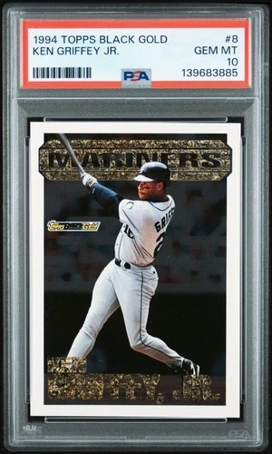 1994 Topps - Black Gold Ken Griffey Jr #8 Seattle Mariners HOF Graded PSA 10!!!!