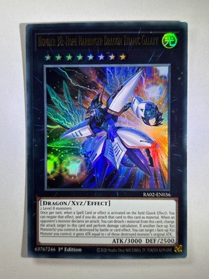 Nummer 38 Hoffnungsvorbote Drache Titanic Galaxy RA02-DE036 /GFP2 EN143 Ultra Rare