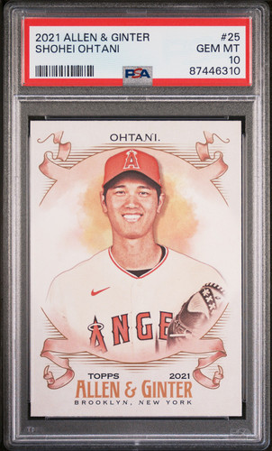 2021 Topps Allen & Ginter Shohei Ohtani #25 PSA 10