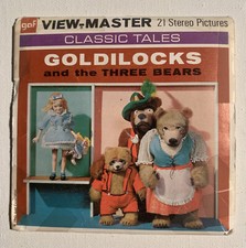 View-Master GOLDILOCKS  THE THREE BEARS - B317 - 3 Reel Set  Booklet V3 