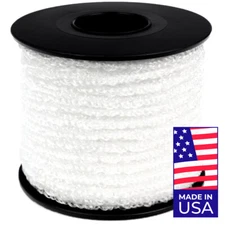 Face Mask Elastic Band cord 1/4 inch X 65 FT / 21.6 YARDS - WHITE - MADE IN USA