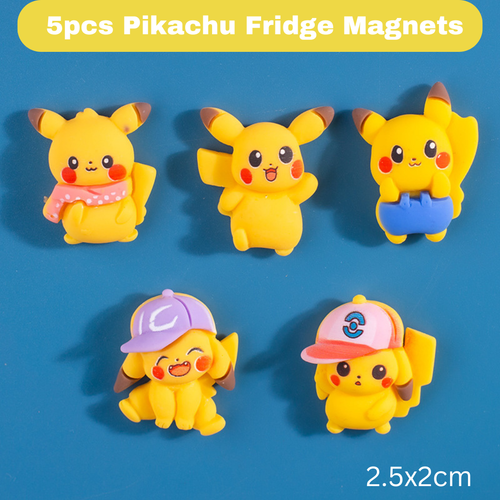 5pcs Pokemon Pikachu Refrigerator Fridge Magnet sticky note Party Favours Filler - Picture 4 of 4