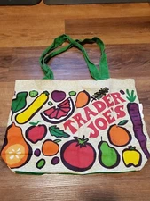 Trader Joe's Canvas Fruit Bag 