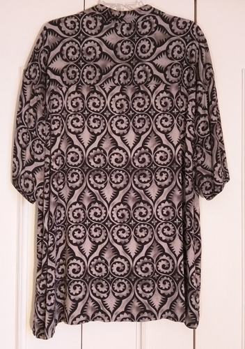 Vintage Guess Men's Button-down Short Sleeve Shirt XL EUC Black Tan Print 2000 - Picture 2 of 11