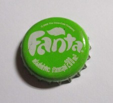 FANTA FRUIT Soda Bottle Cap Crown THAILAND 2008 Metal Asia Collect 280ml Green