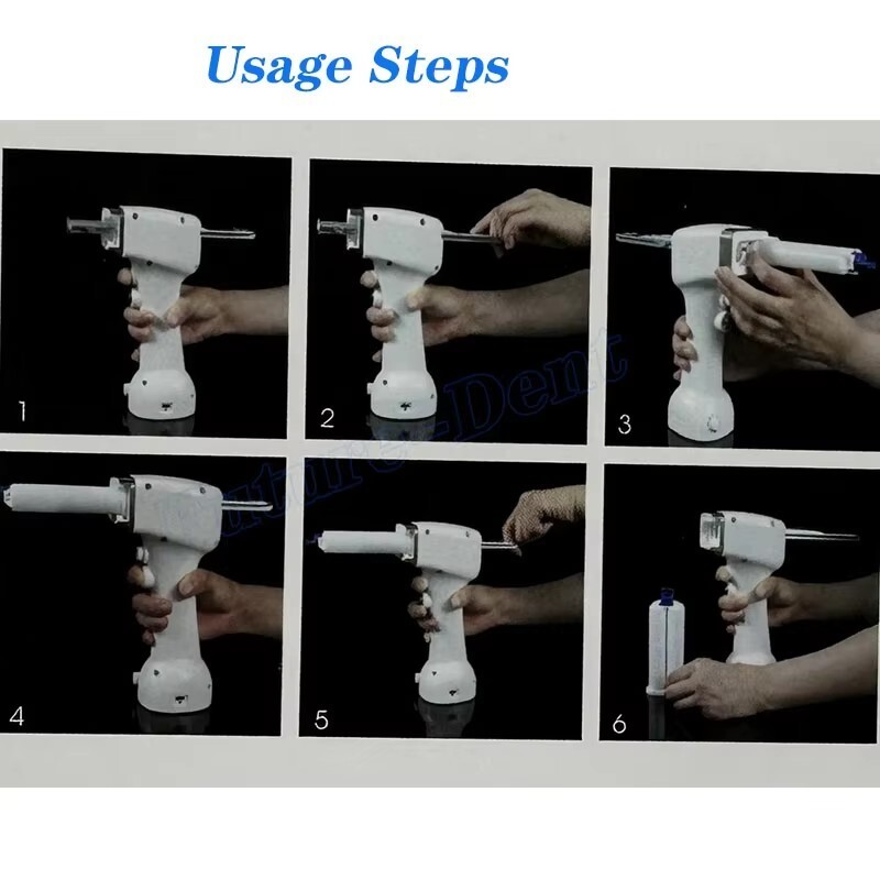 Testine Ingrassatori Pistola Miscelatore DMXDENT A5-29040 Per Materiale Dentale VPS/PVS (rapporti 1:1 E 2:1) - Per Impronte Dentali, Nuovo, Originale, Prodotto In Cina Dispenser Per Impronte Dentali - Foto 7