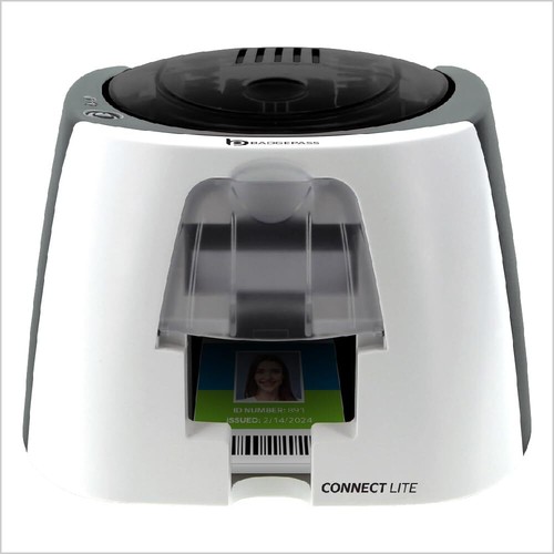 BadgePass ConnectLITE ID Card Printer & Supply Bundle - Afbeelding 2 van 7