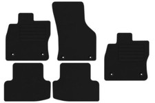 Velours Fußmatten für Audi A3 8Y ab Bj. 2020 Automatten Passend SCHWARZ PREM 4+1