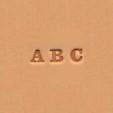 Leder prägen mit Easy-To-Do Alphabet Stempel...