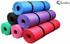 Kemket Yoga Exercise Fitness Workout Non Slip Mat 10 mm