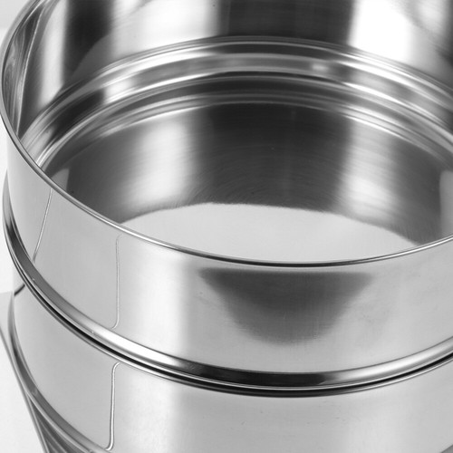 Dampfgarer Aus Edelstahl Arbeit Dampfpfanne Mit Deckel Dampfkorb - Bild 8 von 12