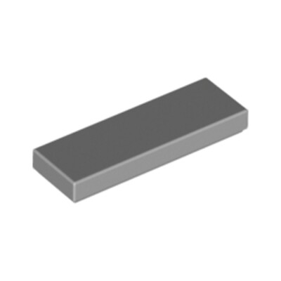 Lego Steine Stck. 20x Medium Stein grau 1x3 ohne Noppen Fliese flach 4558169 63864 NEU
