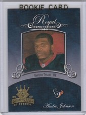 ANDRE JOHNSON Houston Texans Football 2003 Gridiron Kings ROOKIE CARD Royal RC!