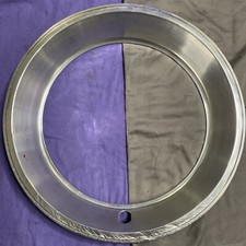 Genuine 1970s 1980s GM Trim Beauty Ring 15" Wheel Stainless Rim Rat Rod Original