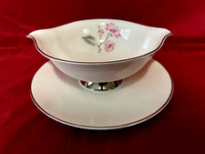 Syracuse Patricia Gravy Boat With Attached Underplate USA
