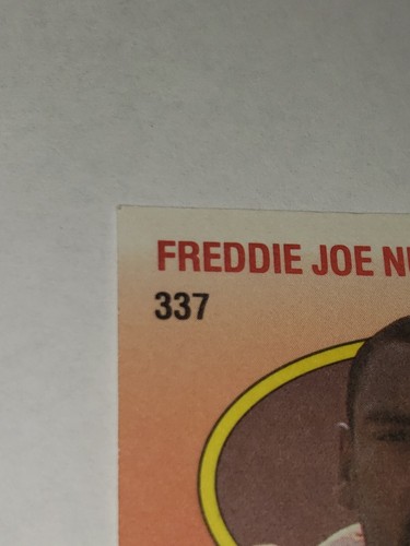 1990 FREDDIE JOE NUNN CARD #337 FLEER Phoenix Cardinals Football 🏈 Card - Picture 7 of 12