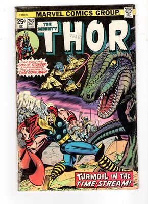Thor 243 Vg 4 0 1st App Time Twisters Loki Series Marvel Value Stamp Intact Ebay