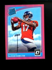 2018 PINK Optic #150 DaeSean Hamilton Denver Broncos RC Rated Rookie Card QTY