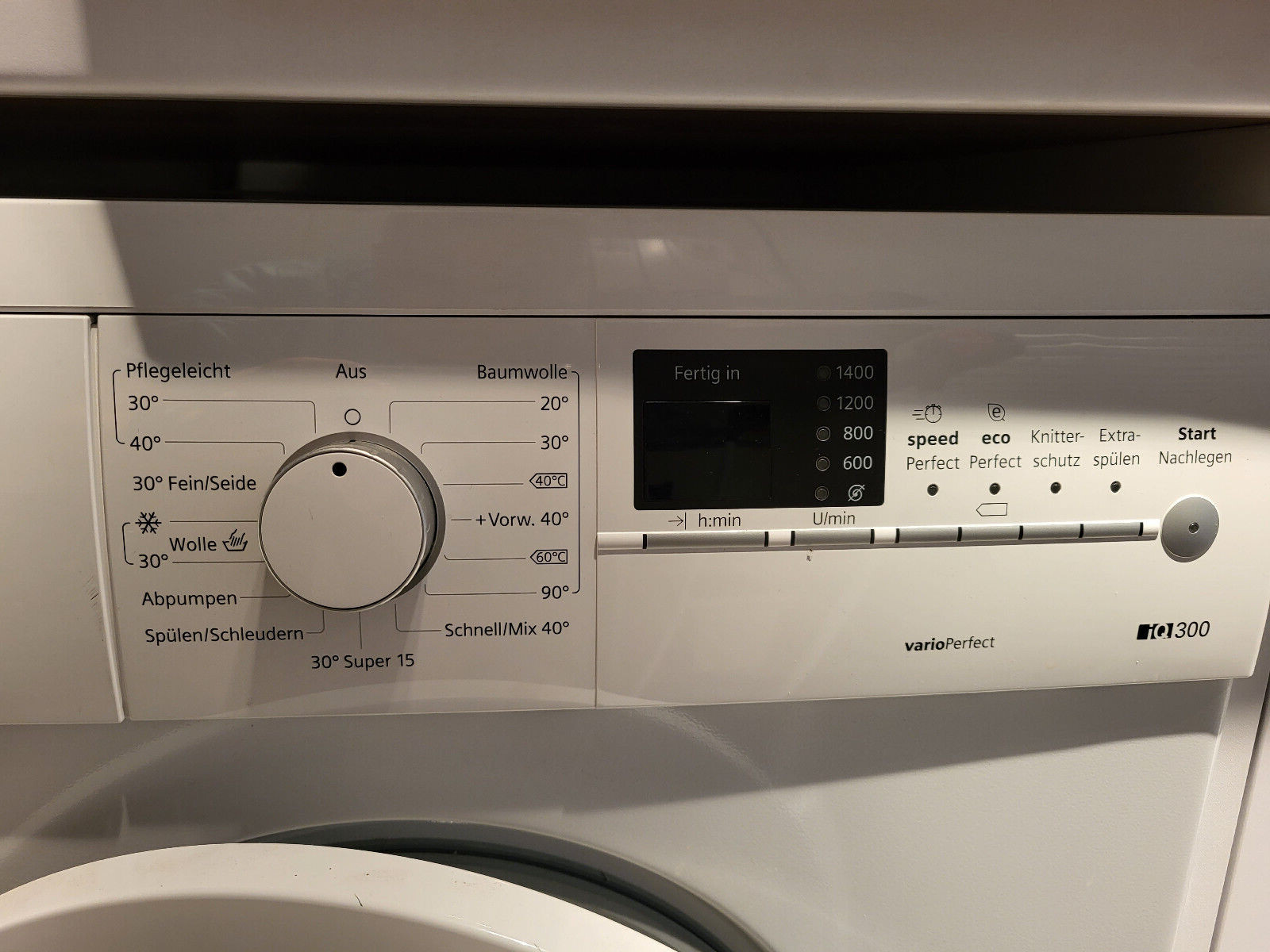 Waschmaschine Siemens Vario Perfect Iq 300 Bedienungsanleitung Siemens WM14E347 Waschmaschine | vario PERFECT iQ 300 | A+++ | 1400U