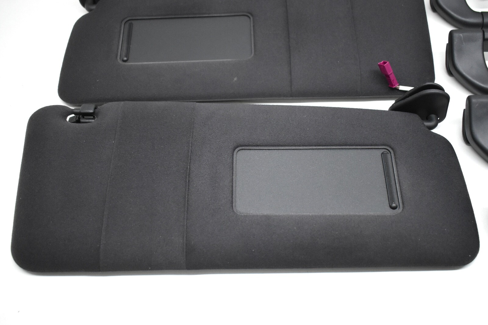 BMW E38 7 Series Black Upper Headliner Grab Front Rear Handles Sunvisor
