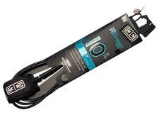 Ocean & Earth Premium SUP Longboard Surfboard Ankle leash 10ft Cord 8mm Black 