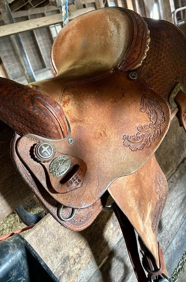 Connie Combs Barrel Saddle 14” FQHB 