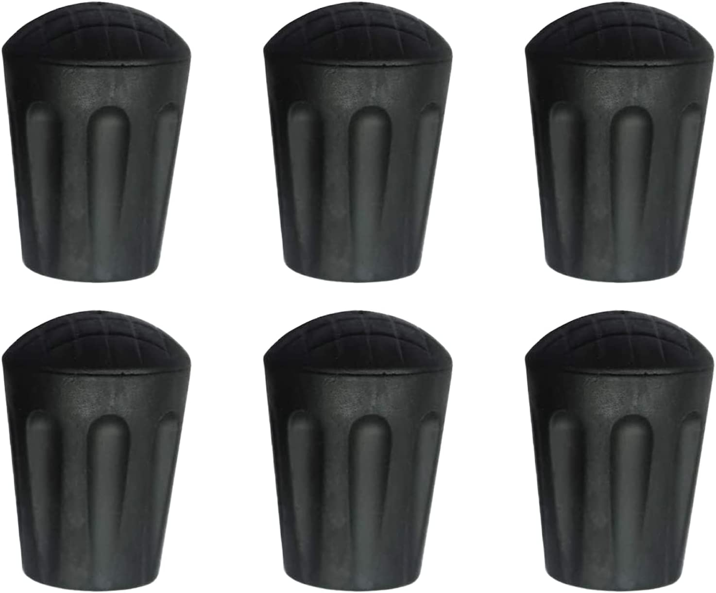 6Pcs Hiking Pole Tips Hiking Cane Trekking Pole Tips for Walking