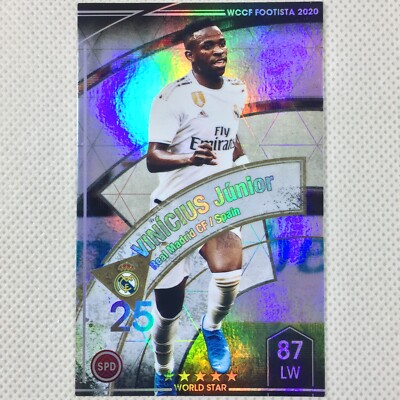 Panini WCCF FOOTISTA 2020 Vinicius Junior Real Madrid F20-4 26-R Brazil Japan