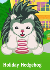 Holiday Hedgehog Webkinz - code only