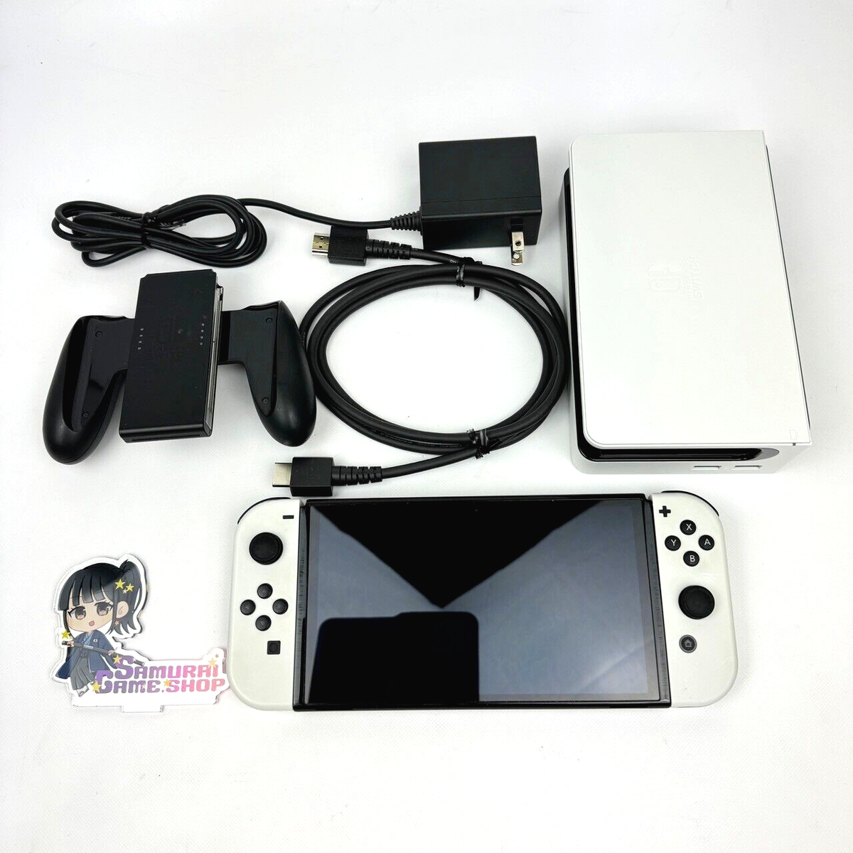 Nintendo Switch OLED Console Dock Grip Charger HDMI Choice Set