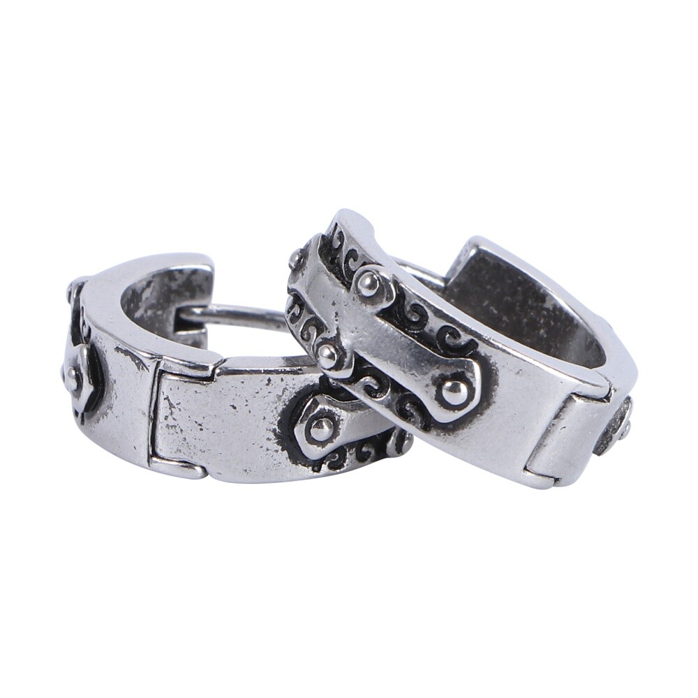 Hoop Earrings Men's Stylish Casual Occasions Man Miss-image