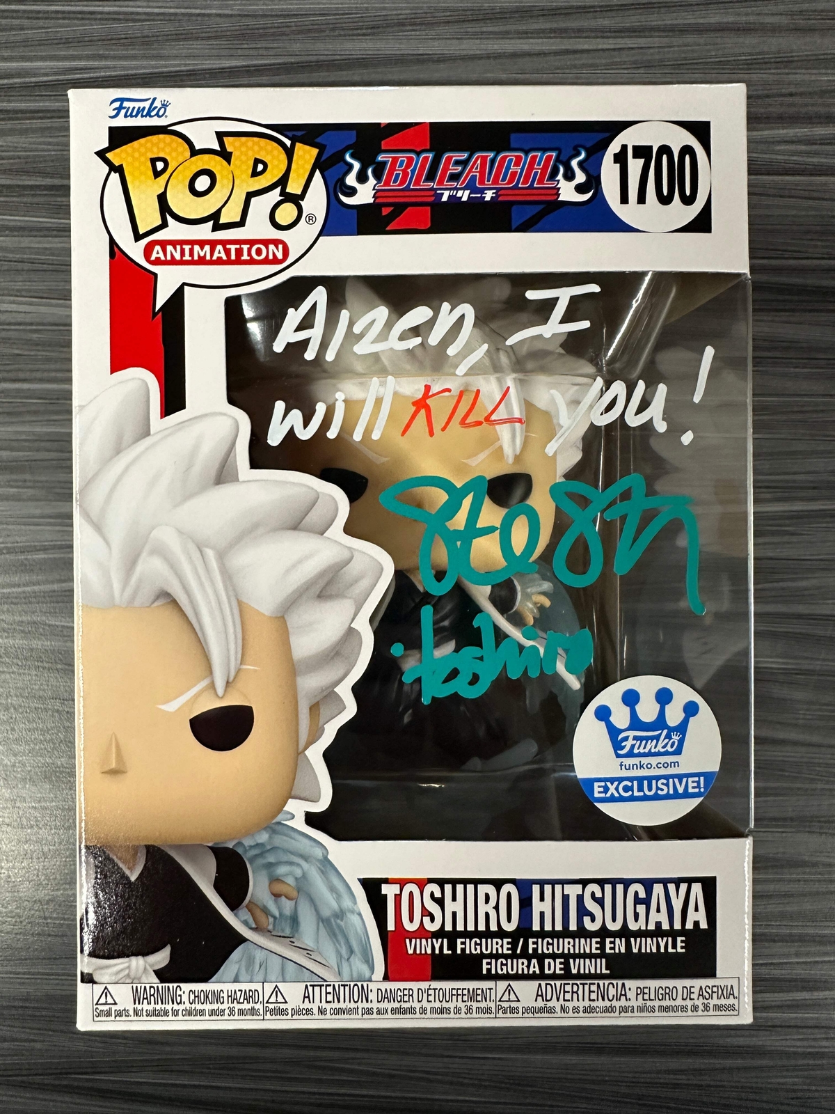 Funko POP! Animation: Bleach - Toshiro Hitsugaya (Funko)(Signed/Steve Staley/JSA