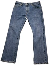 Levis 517 Jeans Mens 34x30 Blue Boot Cut American Western Denim