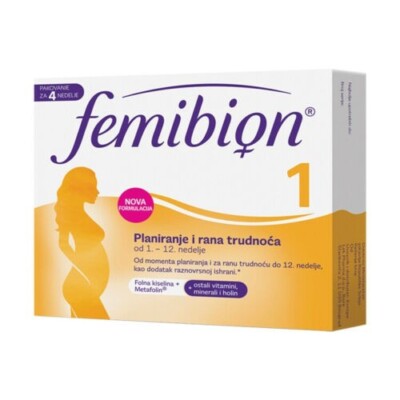 Femibion   1 from moment of planning to the end of the 3rd month of pregnancy 30