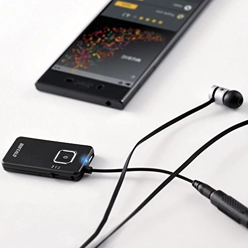 Buffalo Bluetooth o-dyiotoransumitta- & Receiver, Low Latency, bshsbtr500bk - Image 4 of 4